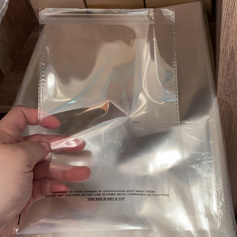 50 6X9 Clear Suffocation Warning Bags Home Office - Picture 5 of 5